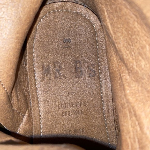 ALDO MR. B’s SUEDE LEATHER BROWN WINGTIP ANKLE BOOTS MENS - Picture 4 of 7